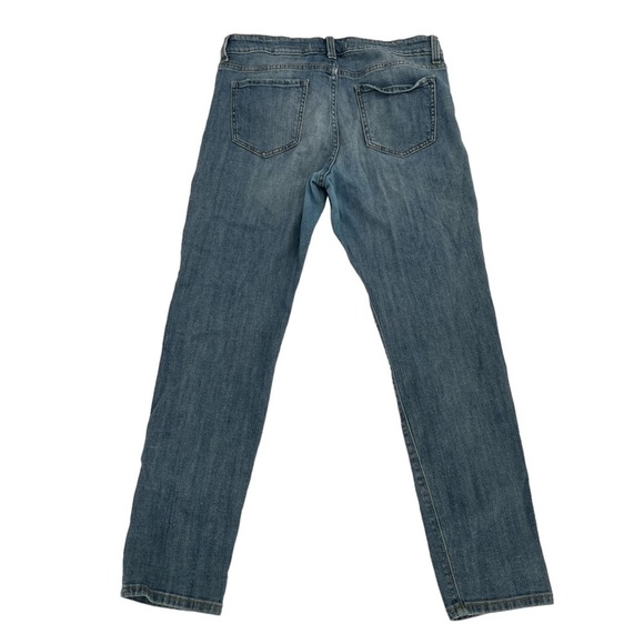 Eunina MIA Mid Rise Relaxed Skinny Distressed Crop Jeans Size 9 Women’s - Picture 3 of 5